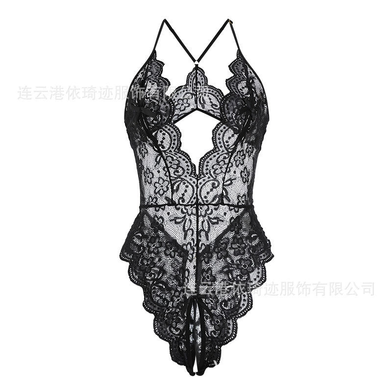 MTKDLT Lingerie Wanita Import premium Renda Sexy Hot Binal Set Baju Dinas Malam Sederhana